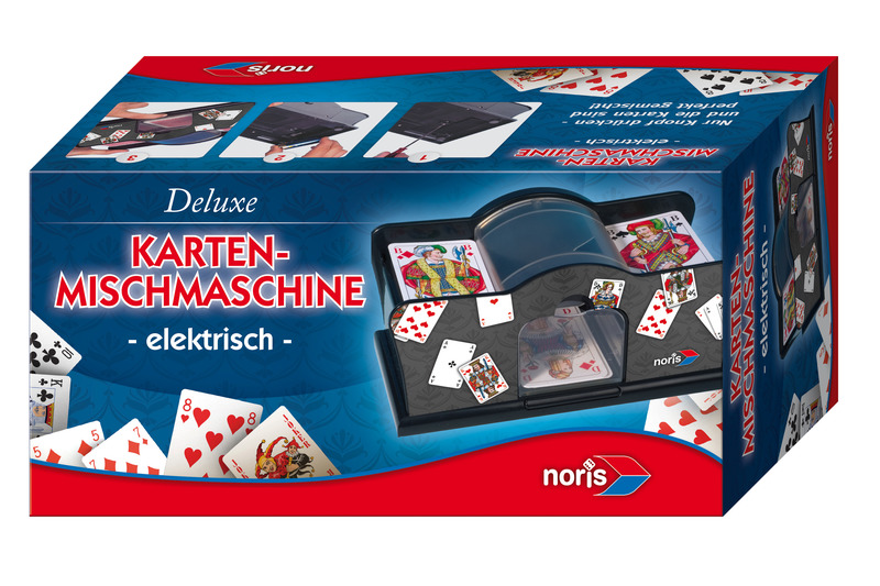 Noris Karten Mischmaschine elektrisch Karten Mischen Kartenmischer Kartenspiel | eBay