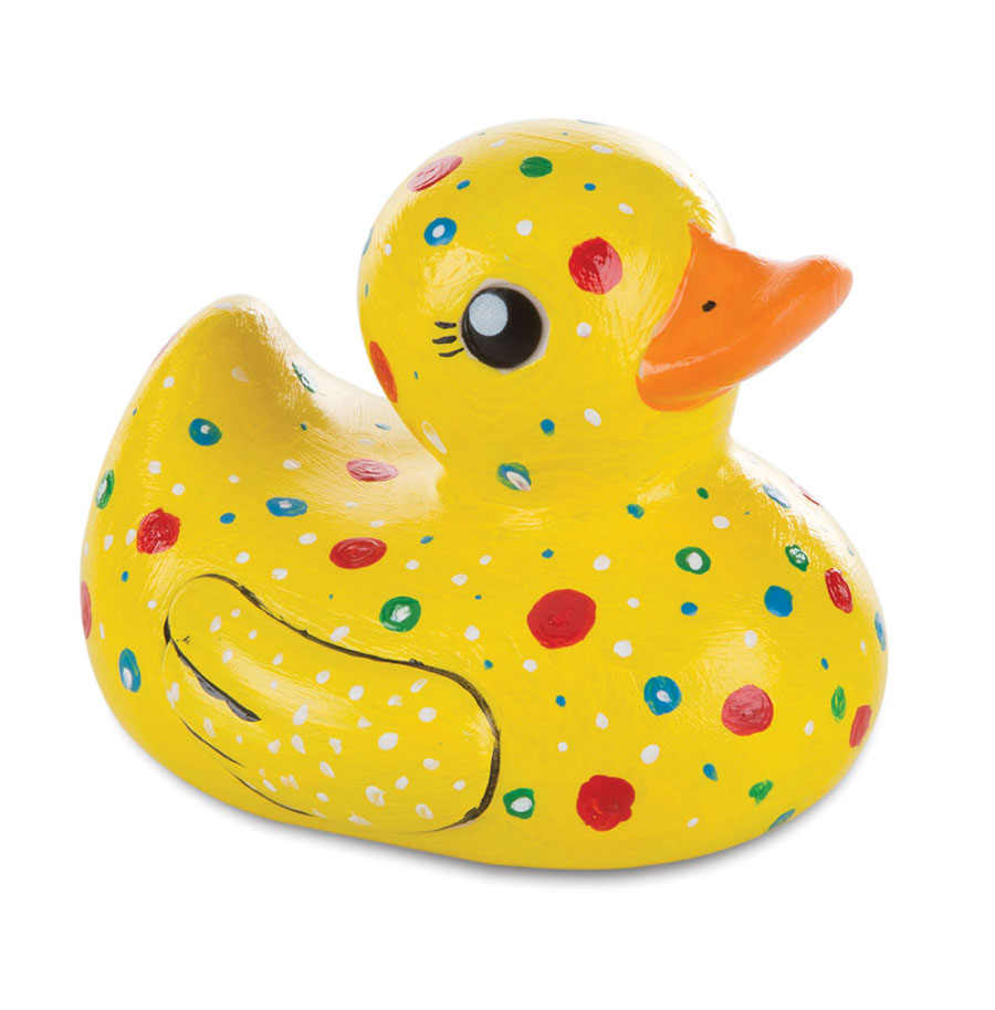Melissa /& Doug Badeente Gummi Ente Bemalen Basteln Gestalten Kinder Spielzeug